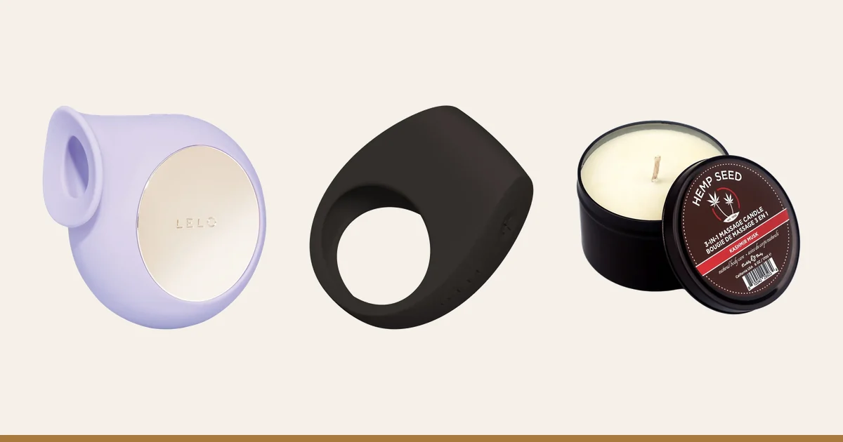 LELO Sila, LELO Tor 3 and an Earthly Body massage candle.