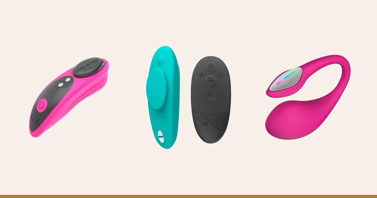 Lovense Ferri beside the We-Vibe Moxie+ and Lovense Lush 4.