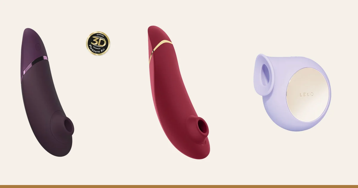 Womanizer Next beside Womanizer Premium 2 and LELO Sila.