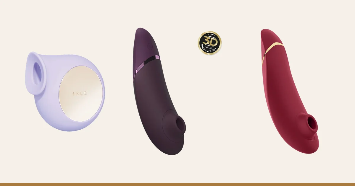 LELO Sila beside the Womanizer Next and Premium 2.