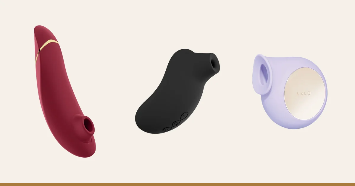 Womanizer Premium 2 beside the LELO Sona 3 Cruise and LELO Sila.