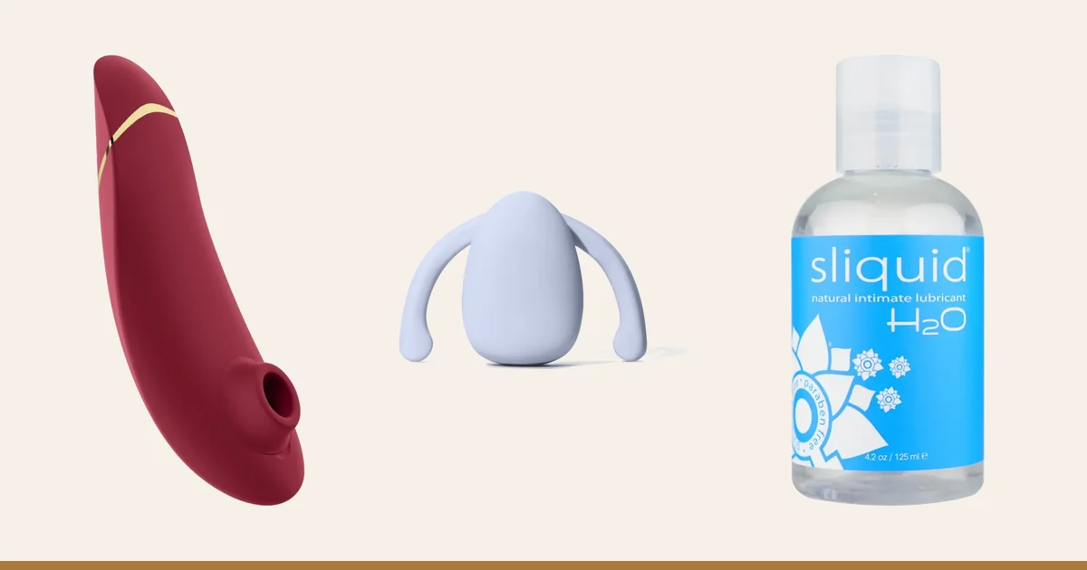 Womanizer Premium 2, Dame Eva II and Sliquid H2O.