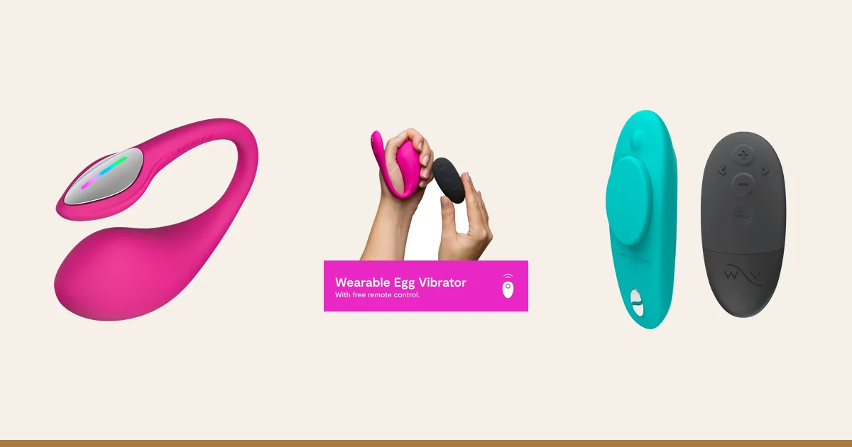 Lovense Lush 4 beside the We-Vibe Jive 2 and Moxie+.