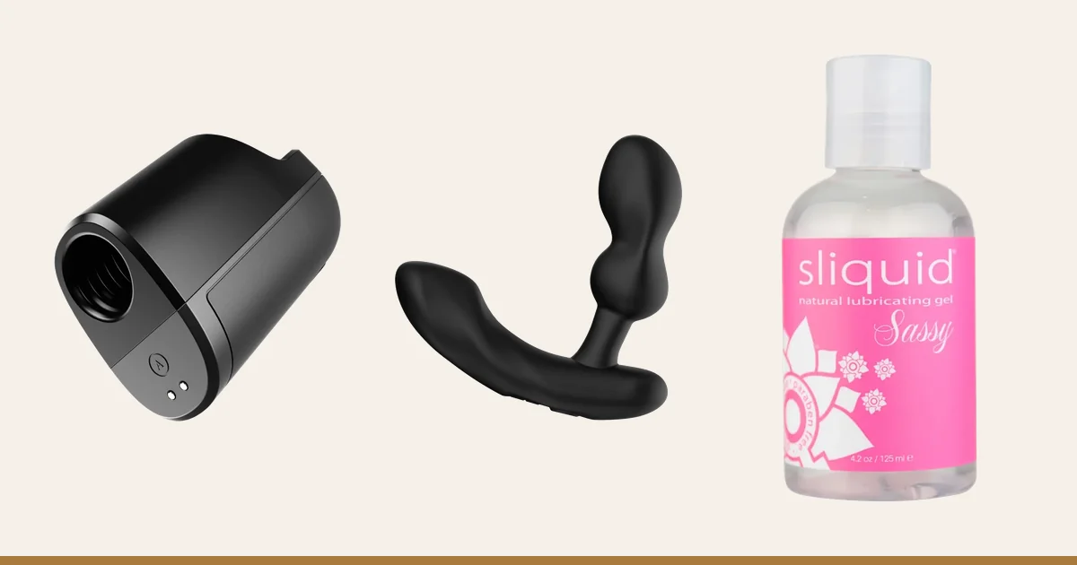 Arcwave Ion 2, Lovense Edge 2 and Sliquid Sassy.