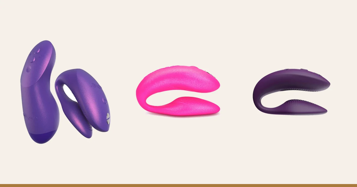 We-Vibe Chorus Pro beside the original We-Vibe Chorus and Sync 2.