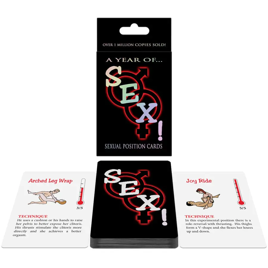 A Year of Sex sexual position card game.