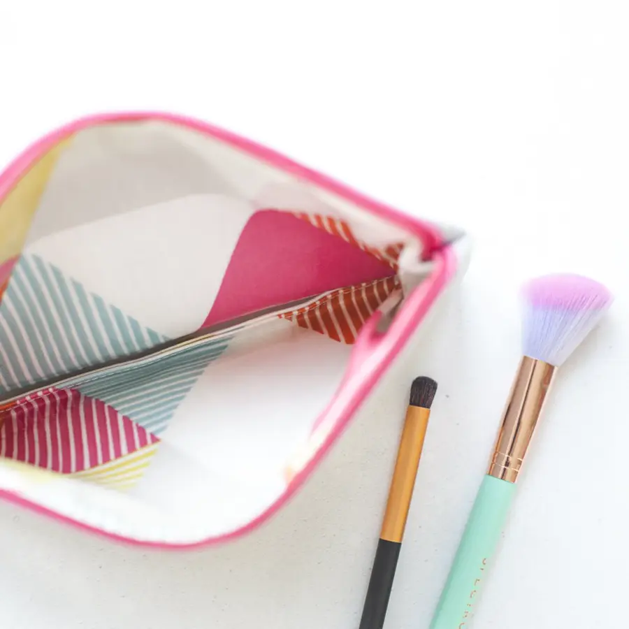 Warning photo for storing sex toys in an unlabeled grocery makeup bag. Not a product to buy.
