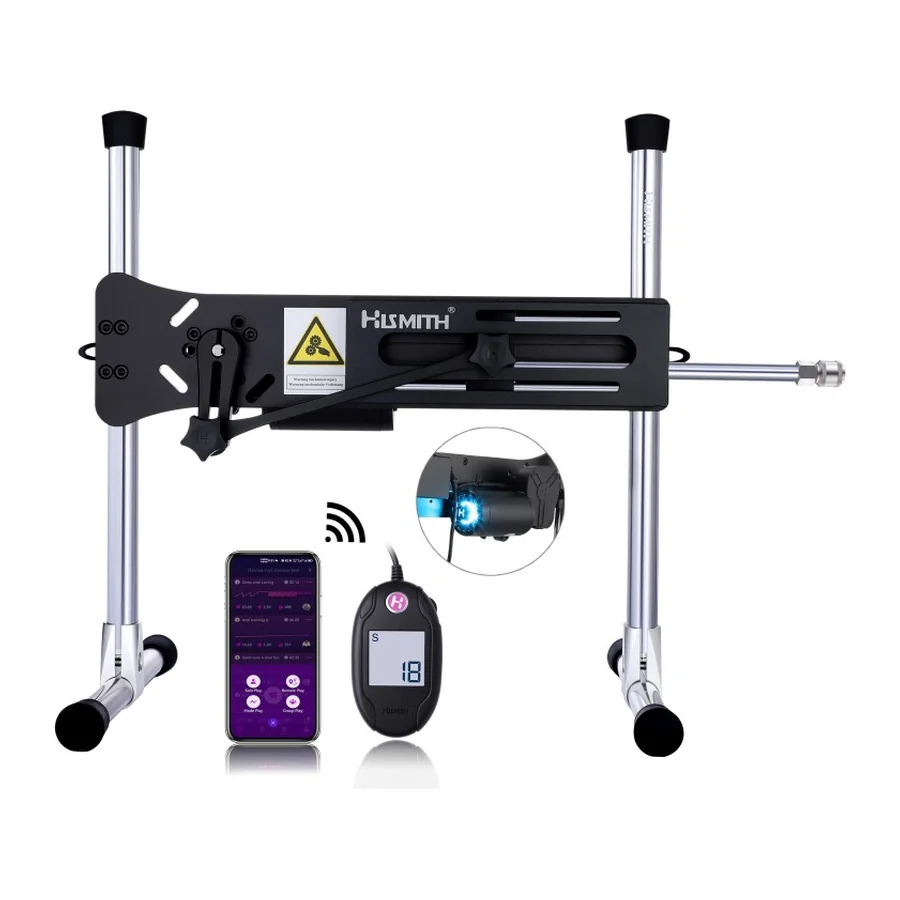 Hismith Premium 4.0 sex machine with its digital display controller.