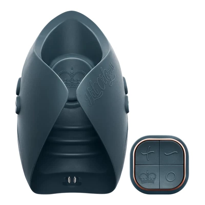 Hot Octopuss Enhanced Pulse Duo couples vibrator with oscillating plate and remote.