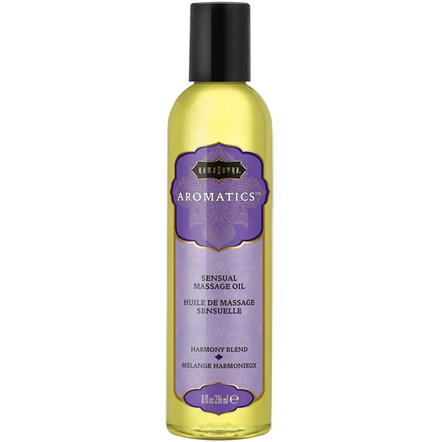 Kama Sutra Aromatic Harmony Blend massage oil, 8 oz.