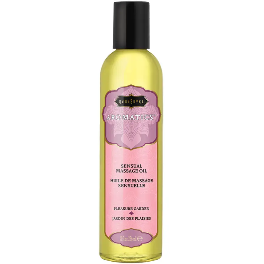 Kama Sutra Aromatic Pleasure Garden massage oil, 8 fl oz.
