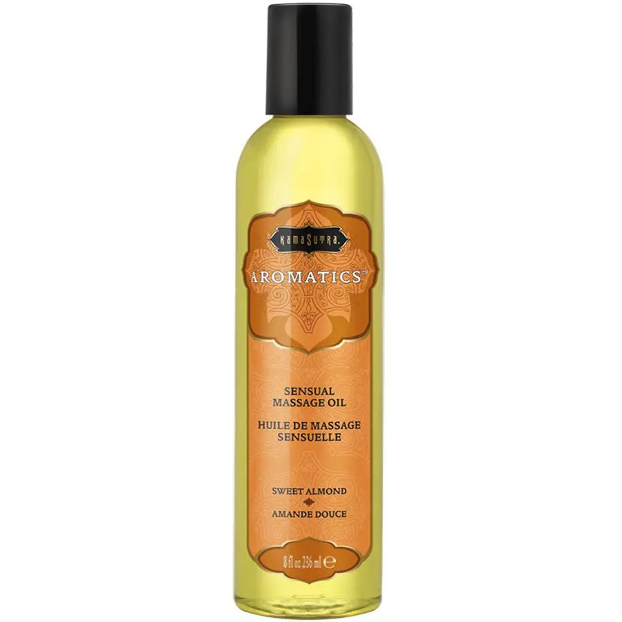 Kama Sutra Aromatic Sweet Almond massage oil, 8 oz.