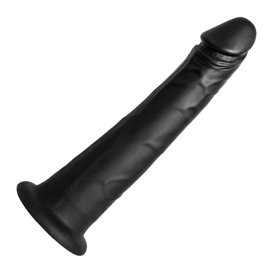 KIIROO KEON 7.5 inch black silicone Vac-U-Lock dildo.