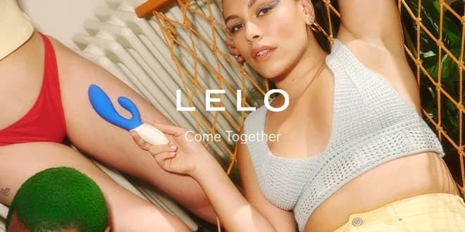 Official LELO Ina Wave 2 photo. Rabbit with WaveMotion shaft, wide crop from LELO.