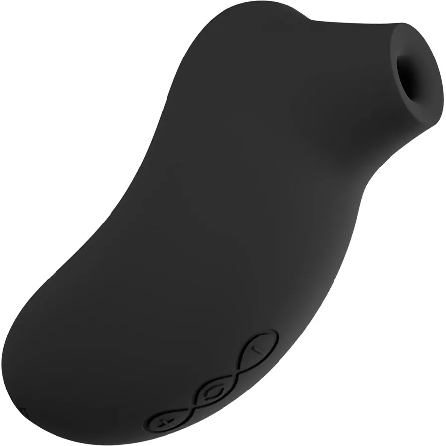 LELO Sona 3 Cruise sonic clitoral massager in black on white.