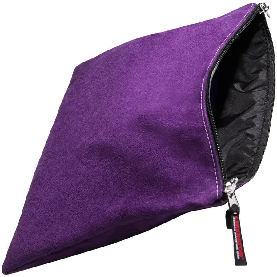 Liberator Zappa toy bag in grape microsuede.