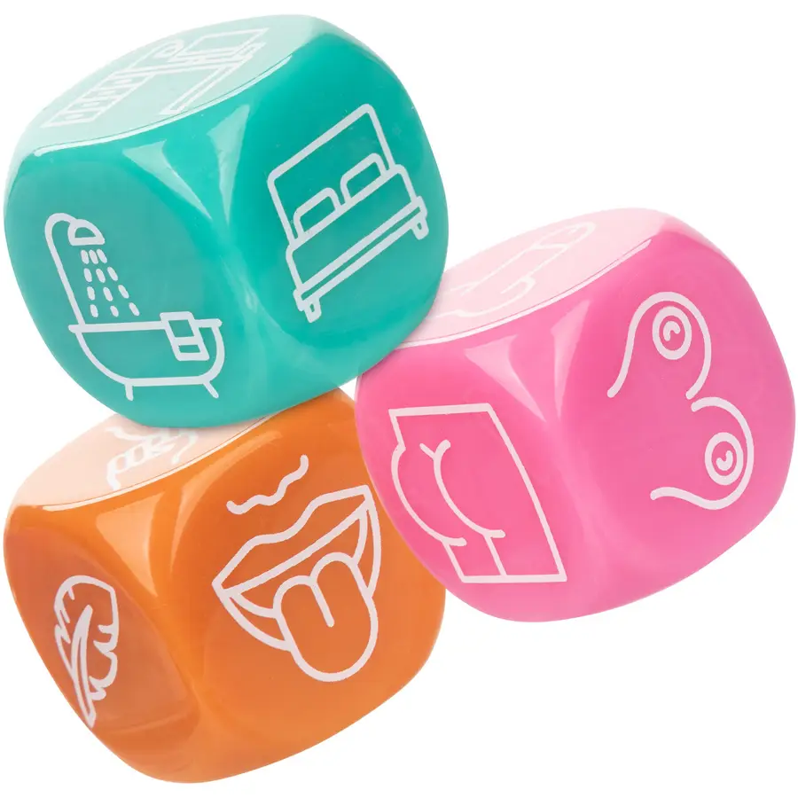 Naughty Bits Roll With It icon-based sex dice by CalExotics.