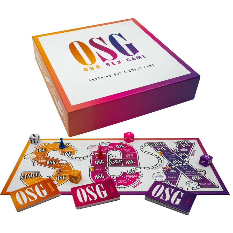 Our Sex Game adult board game for couples.