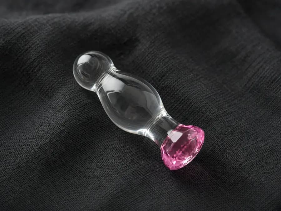 Pillow Talk Fancy Glass Plug by Pillow Talk.