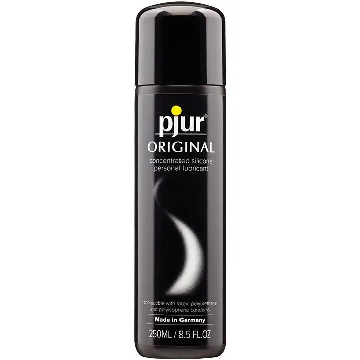 Pjur Original concentrated silicone lubricant, 8.5 oz / 250 ml.