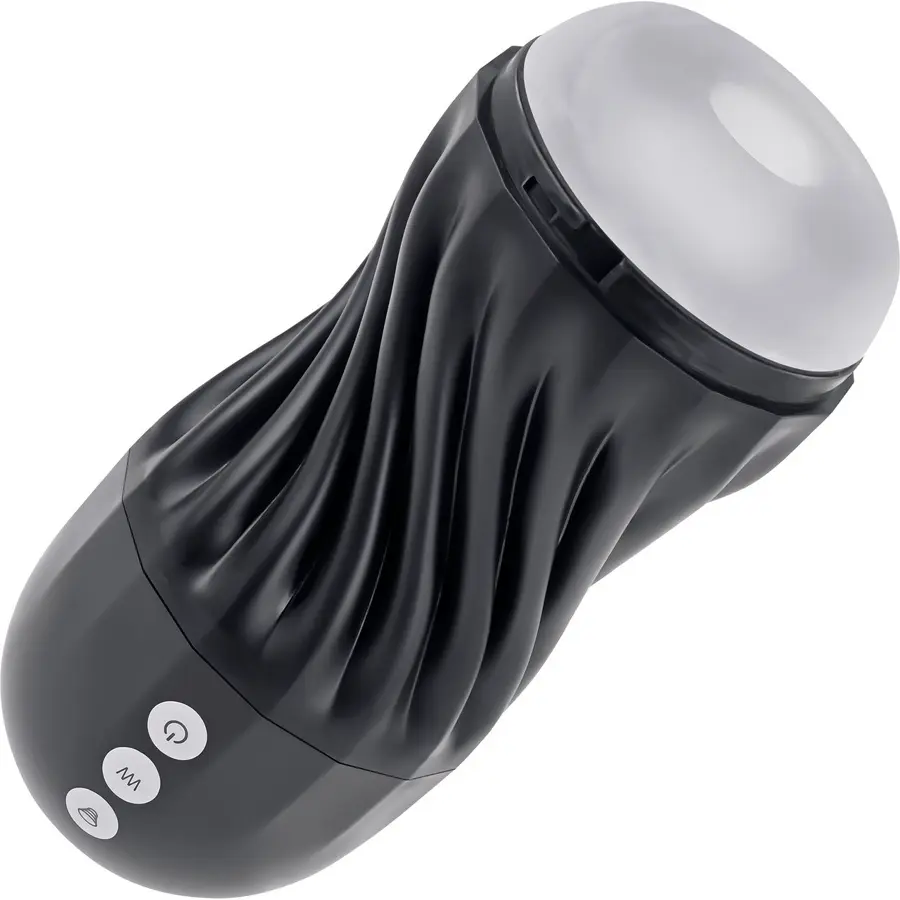 Playboy Pleasure Solo rechargeable textured vibrating stroker.