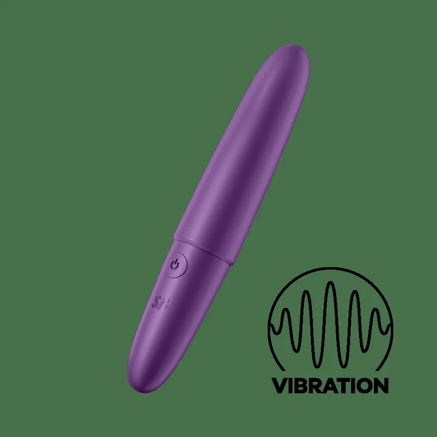 Official Satisfyer Ultra Power Bullet 6. Slim rounded mini bullet.