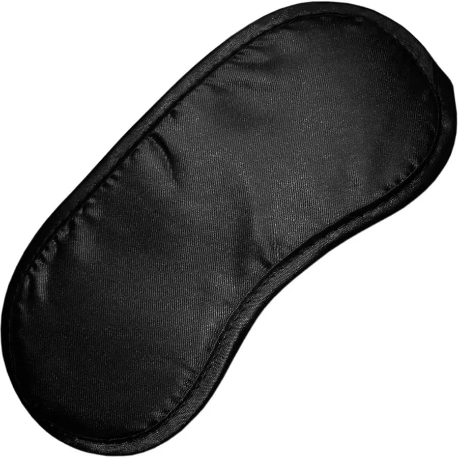 Sex & Mischief satin black blindfold by Sportsheets.
