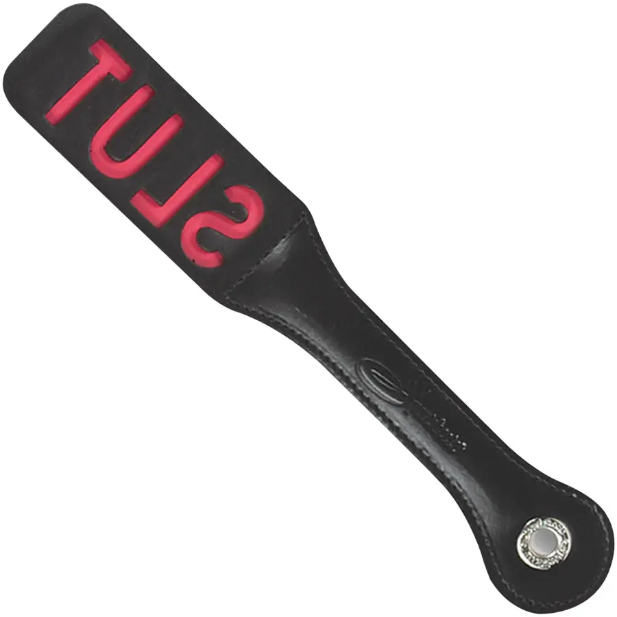 Sportsheets leather impression slapper paddle.
