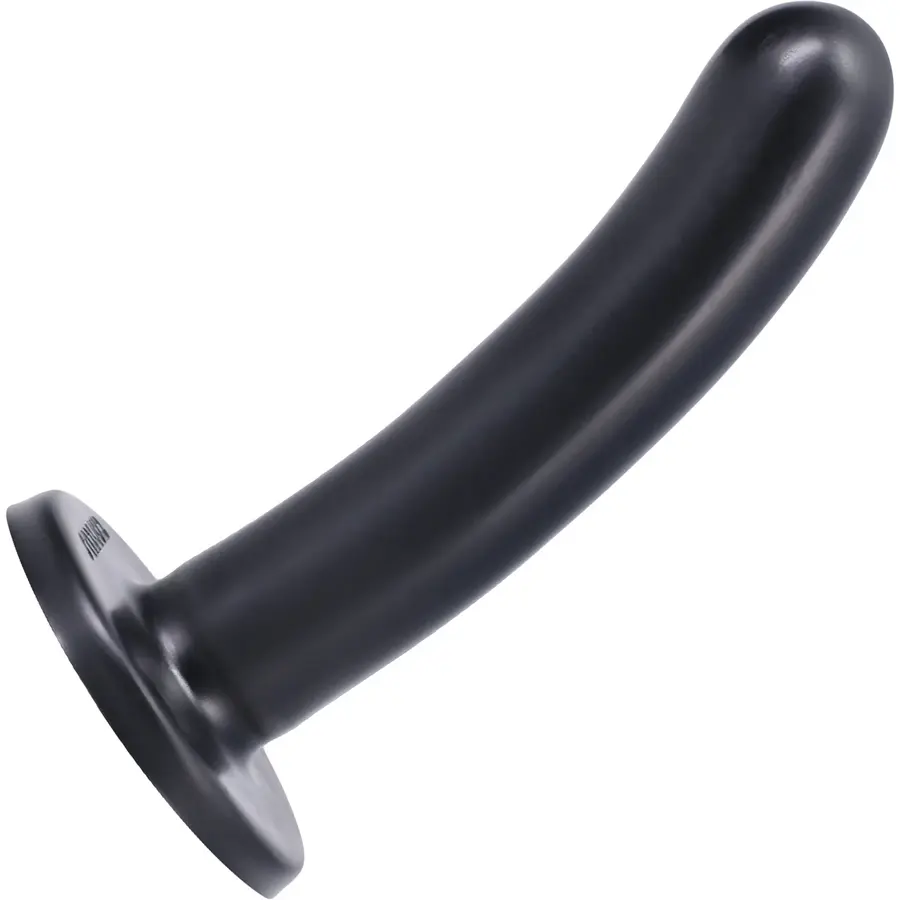 Official Tantus Silk photo used for Silk Medium, a harness-compatible platinum silicone dildo.
