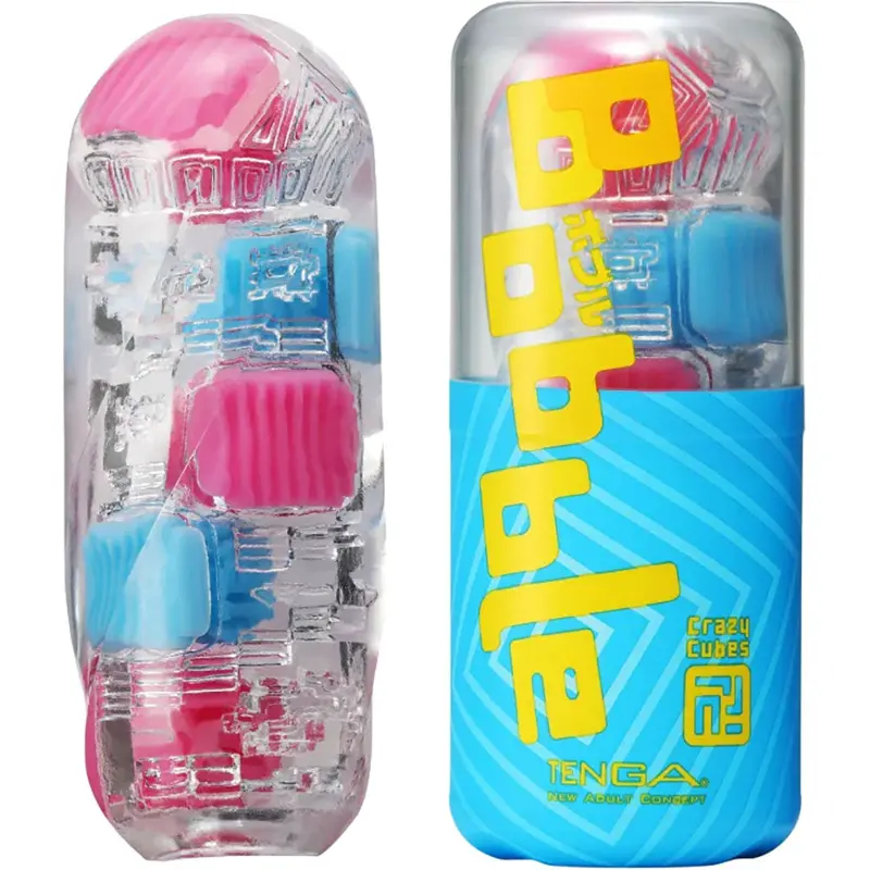 TENGA Bobble penis masturbation sleeve Crazy Cubes.