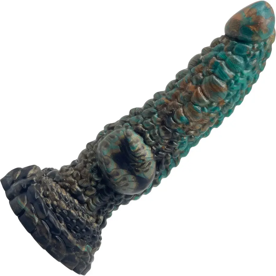 Uncover Creations Tentacle Knot II glow-in-the-dark 8 inch silicone fantasy dildo.