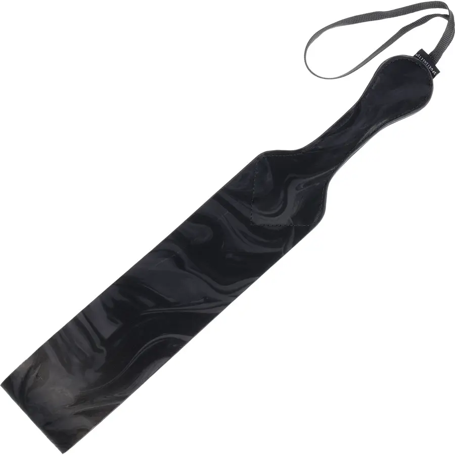 Sportsheets Velvet Noir loop paddle in vegan leather.