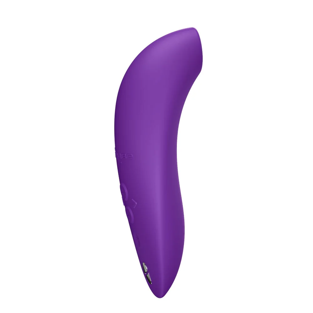 Official We-Vibe Melt 2 in purple. Air-pulse stimulator on white.