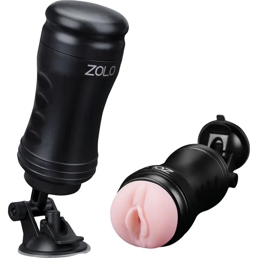 ZOLO Solo hands-free suction-cup penis masturbator.